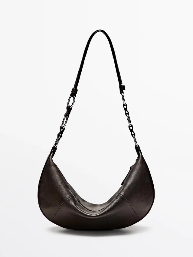 Liten väska i nappaläder Liten väska i nappaläder