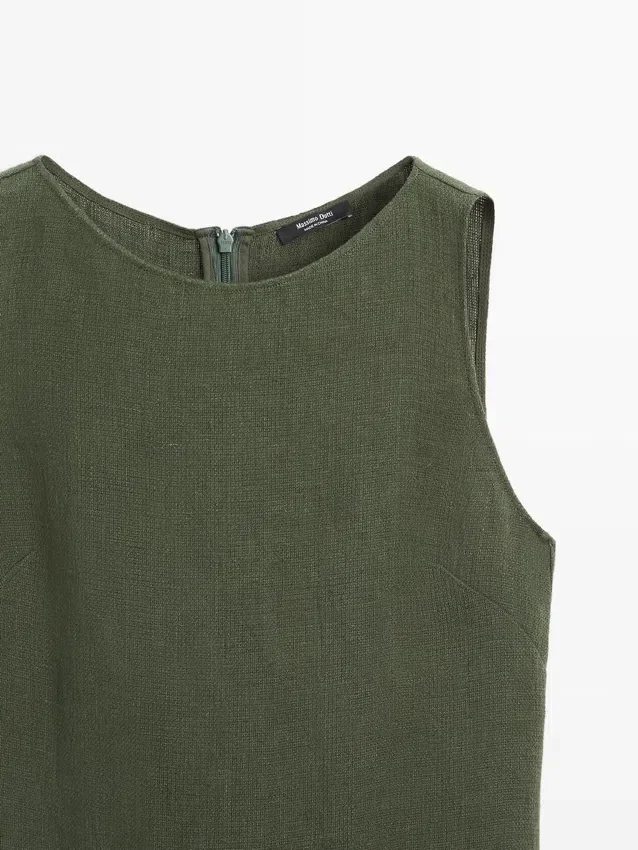 Lång linneklänning Lång linneklänning