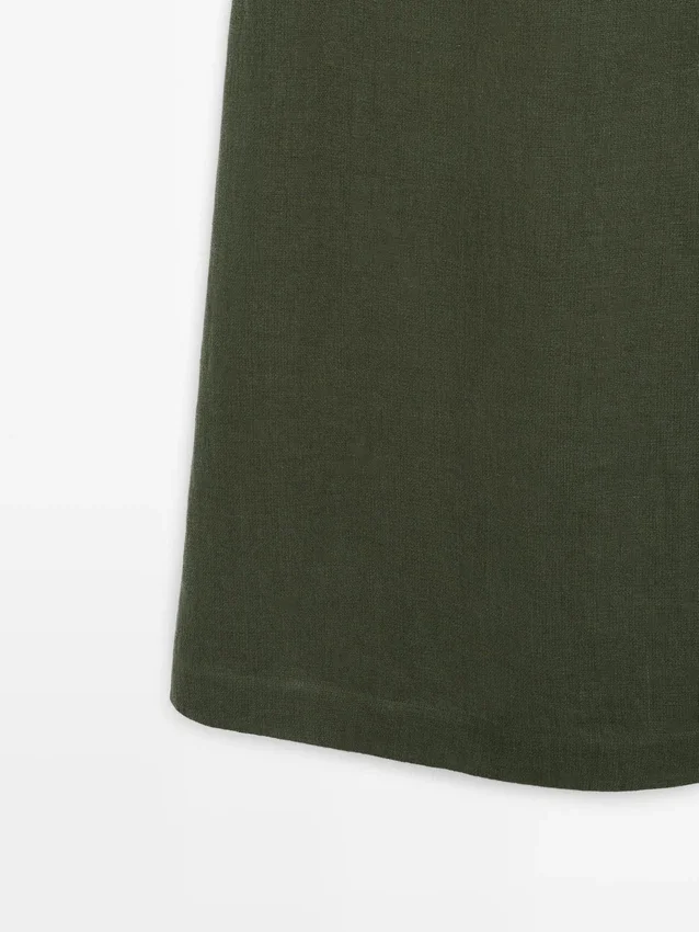 Lång linneklänning Lång linneklänning