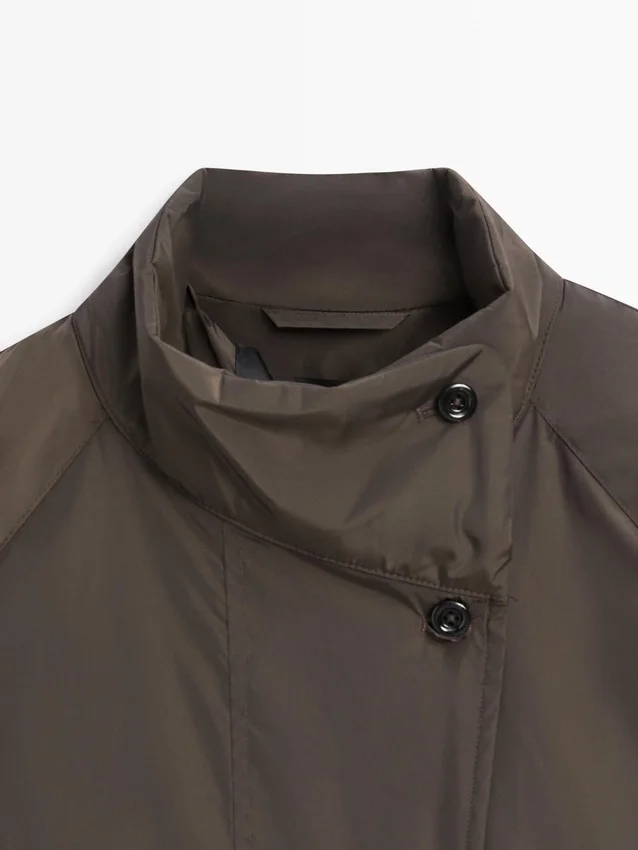 Lång pufferjacka Lång pufferjacka