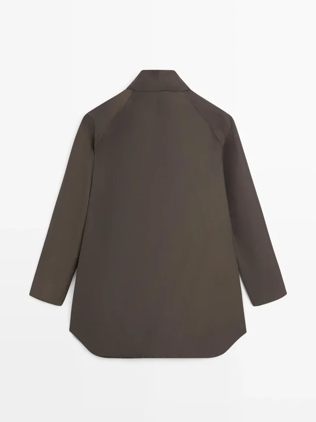 Lång pufferjacka Lång pufferjacka