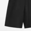 Långa bermuda-shorts i linne