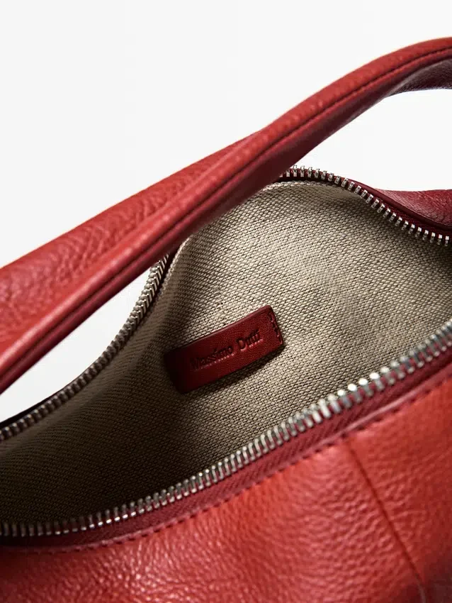 Mini-halvmåneväskor i nappaläder Mini-halvmåneväskor i nappaläder