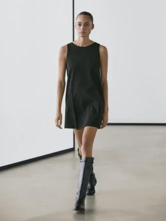 Miniklänning i ullblandning