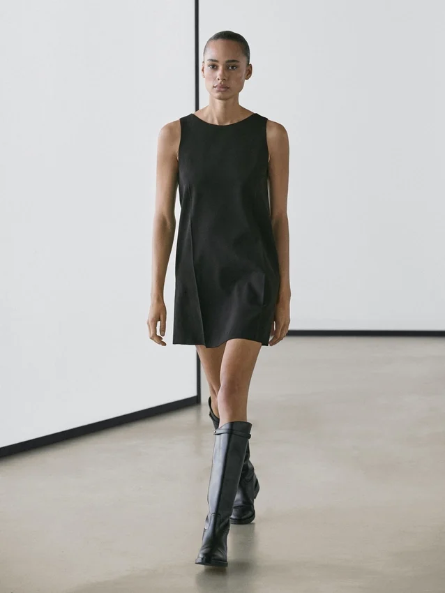 Miniklänning i ullblandning Miniklänning i ullblandning