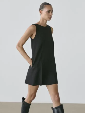 Miniklänning i ullblandning