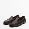 Mjuka oljade läders Loafers