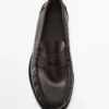 Mjuka oljade läders Loafers