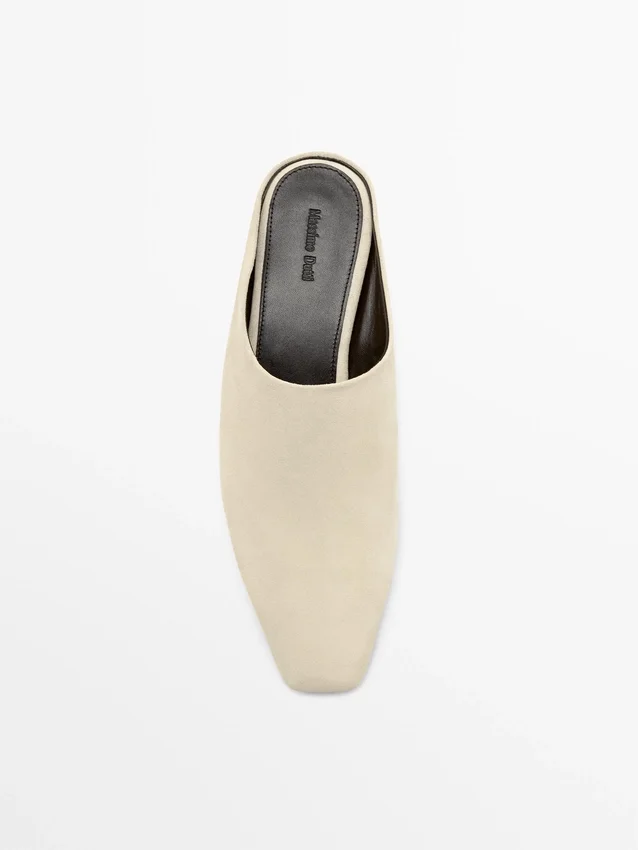 Mules med kilklack Mules med kilklack