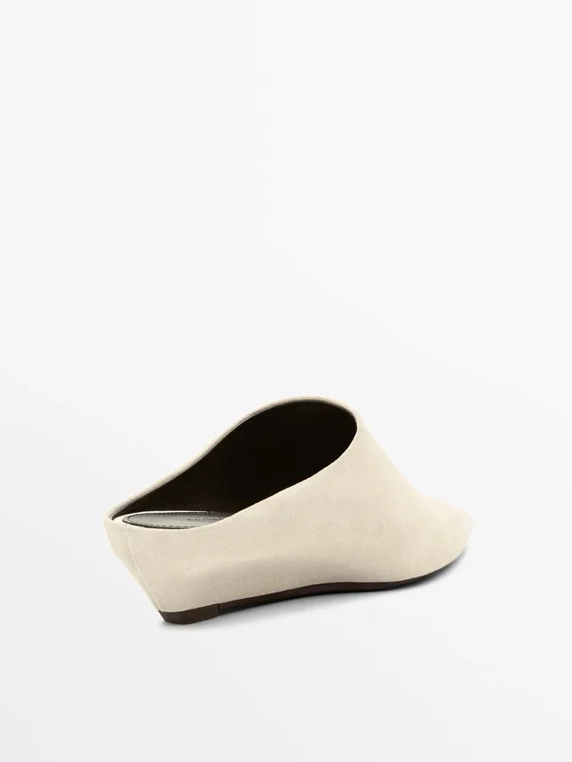 Mules med kilklack Mules med kilklack