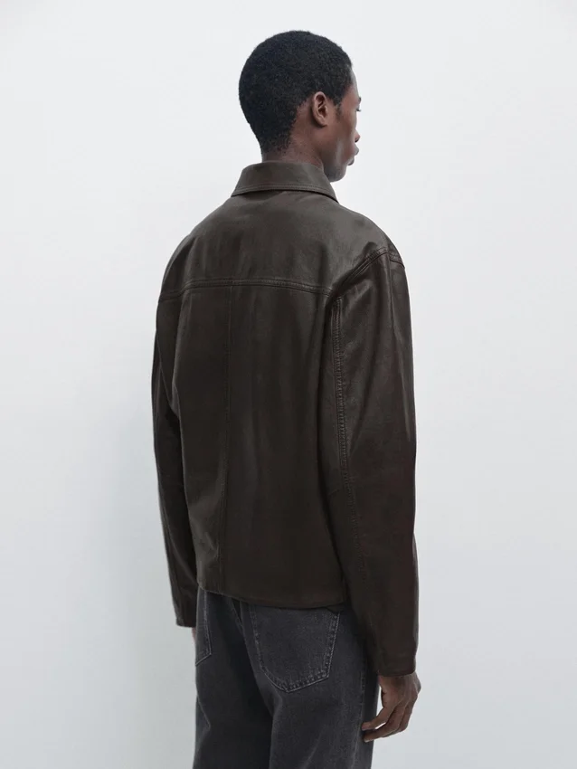 Nappaläderjacka Nappaläderjacka