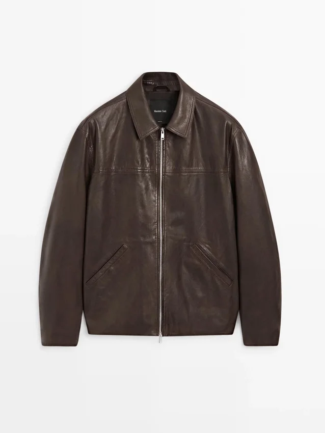 Nappaläderjacka Nappaläderjacka