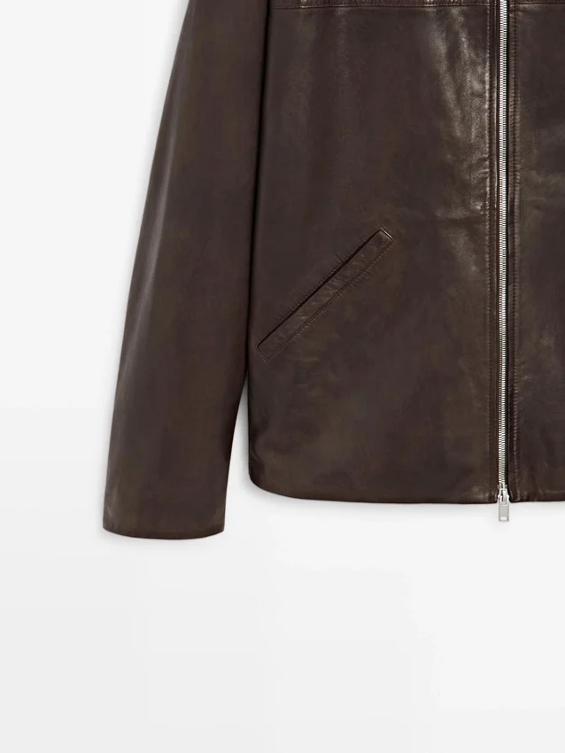 Nappaläderjacka Nappaläderjacka