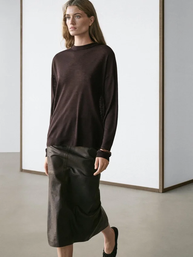 Oversize-tröja i ullblandning Oversize-tröja i ullblandning