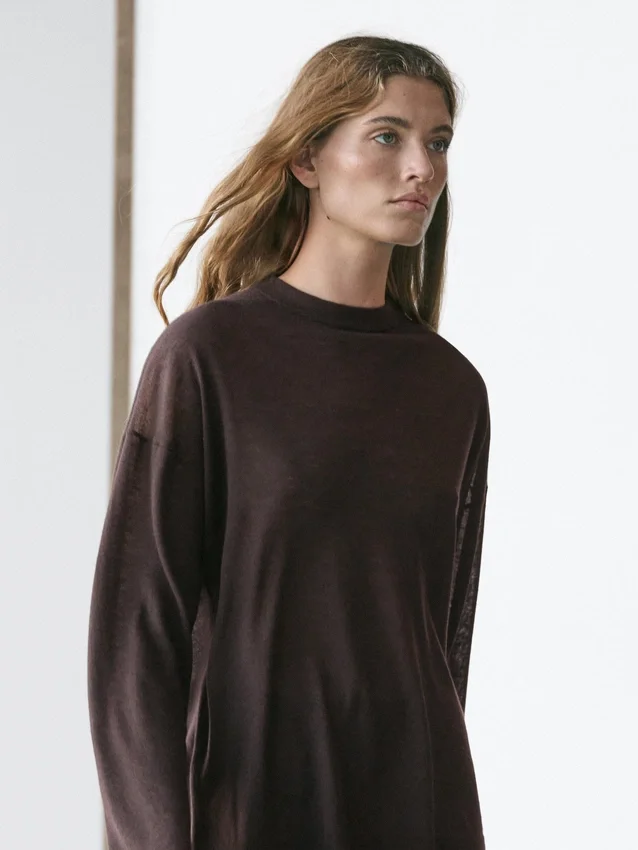 Oversize-tröja i ullblandning Oversize-tröja i ullblandning