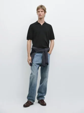 Pikétröja i kabelstickning