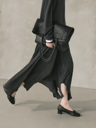 Pikétröja i kontraststickat