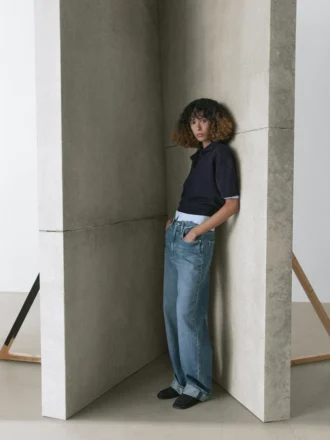 Pikétröja i ullblandning