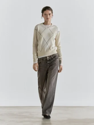 Raka jeans med låg midja