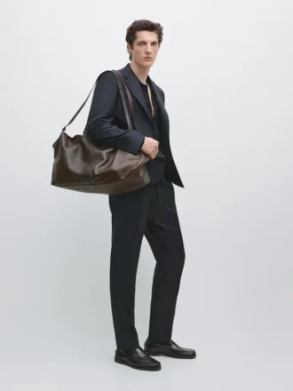 Randig kostymkavajer i Cool Wool