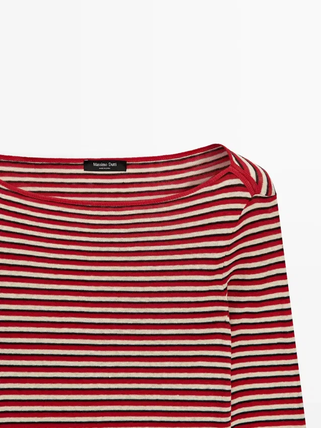 Randiga T-shirts med långa ärmar Randiga T-shirts med långa ärmar