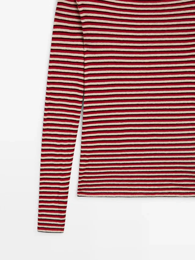 Randiga T-shirts med långa ärmar Randiga T-shirts med långa ärmar