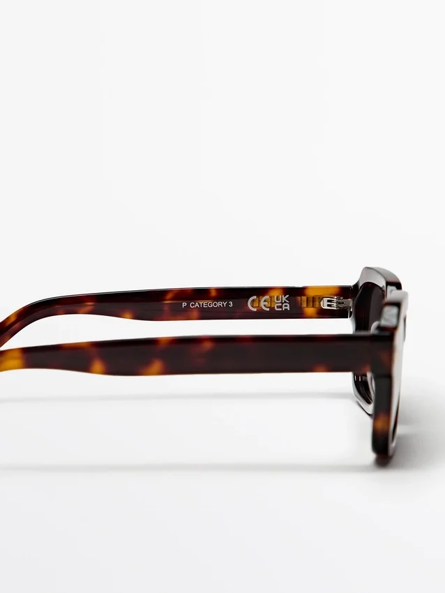 Rektangulära solglasögon Rektangulära solglasögon