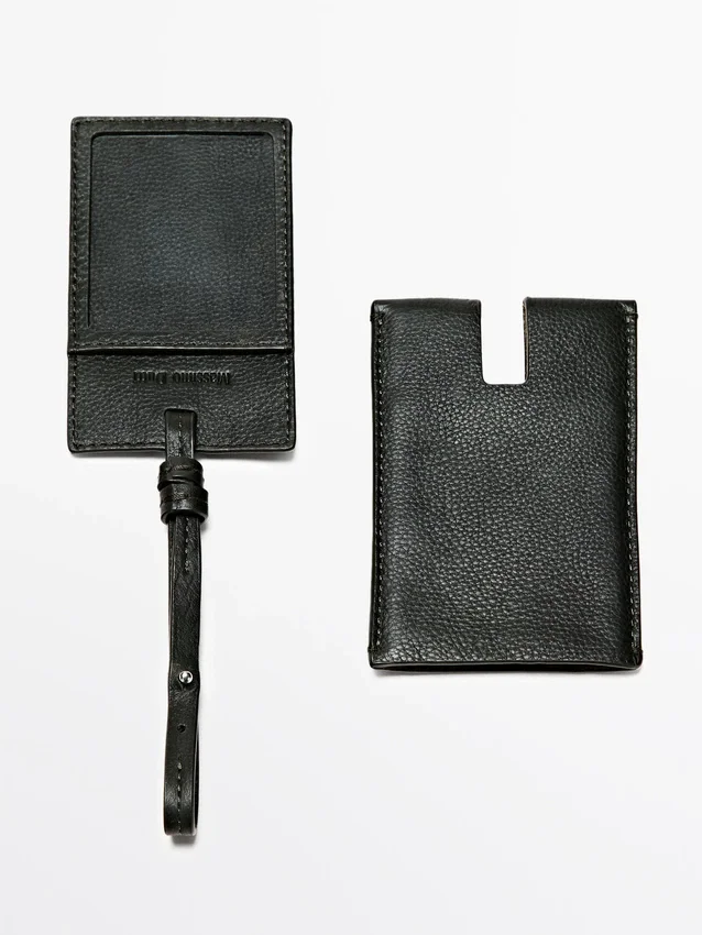 Resemärke i nappaläder Resemärke i nappaläder