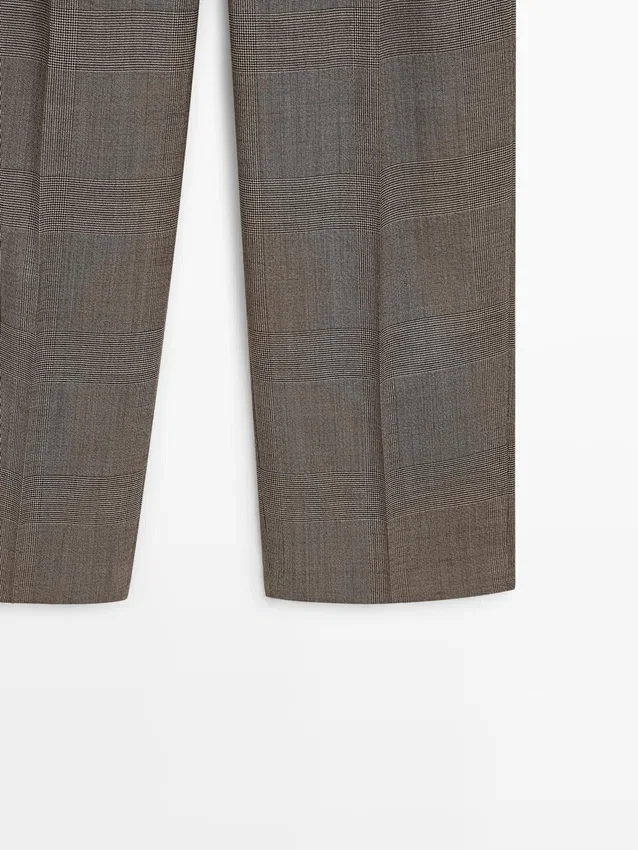 Rutiga kostymer i ull Rutiga kostymer i ull