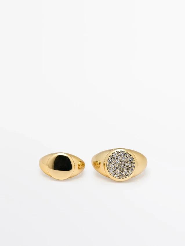 Set med lillfingerringar Set med lillfingerringar