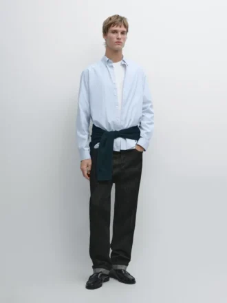 Skjorta i 100 % bomull, oxfordtyg