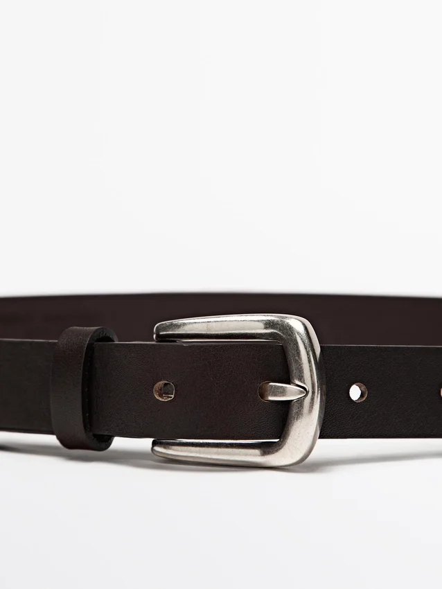 Skärp i nappaläder Skärp i nappaläder