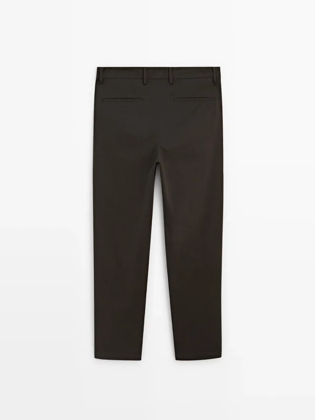 Slim Fit-byxor i bomull Slim Fit-byxor i bomull