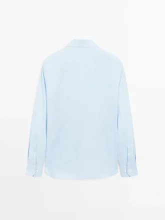 Slim Fit-randig skjorta