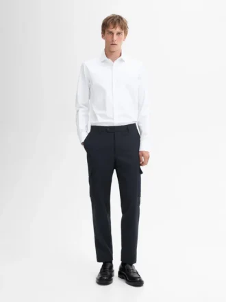 Slim Fit-skjorta i 100 % bomull