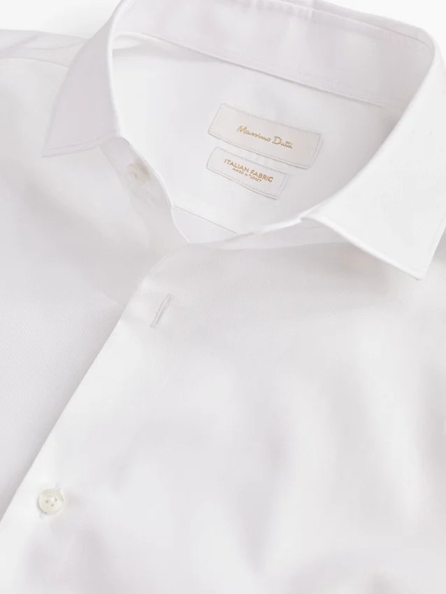 Slim Fit-skjorta i 100 % bomull Slim Fit-skjorta i 100 % bomull