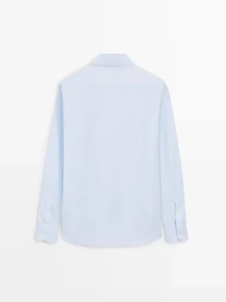 Slim Fit-skjorta i 100 % bomull