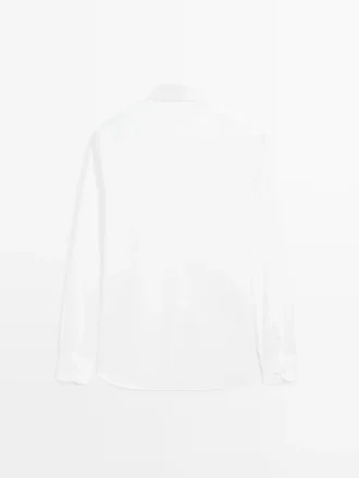 Slim Fit-skjorta i 100 % bomull