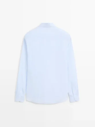 Slim Fit-skjorta i 100 % bomull