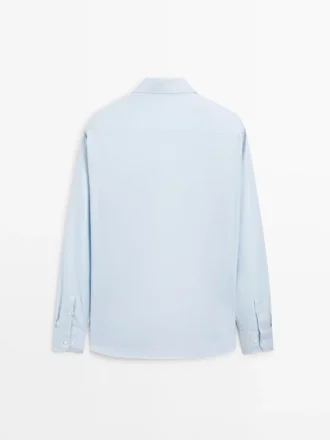 Slim Fit-skjorta i 100 % bomull