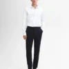 Slim Fit-skjorta i 100 % bomullspoplin