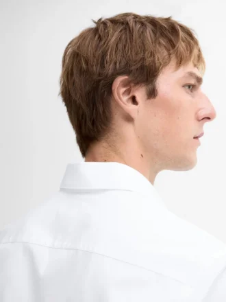 Slim Fit-skjorta i 100 % bomullspoplin