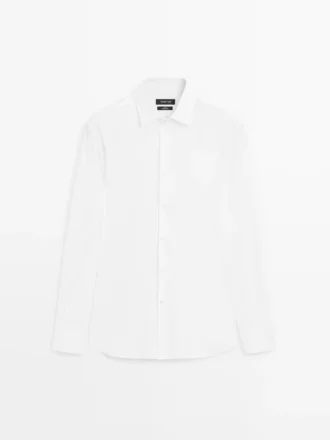 Slim Fit-skjorta i stretch