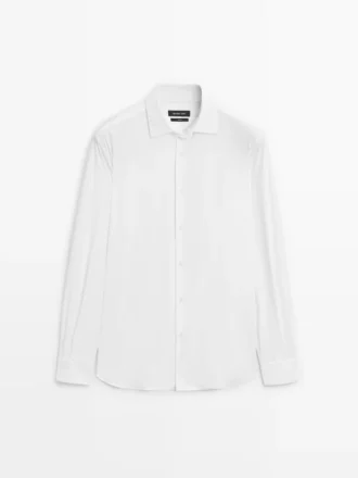 Slim Fit-skjorta i stretch