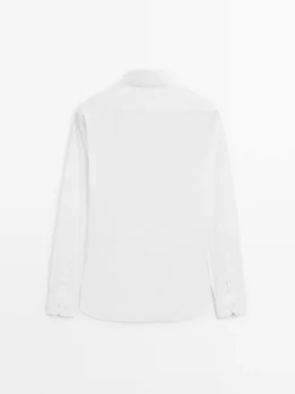 Slim Fit-skjorta i stretch