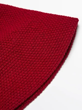 Stickad mössa i ullblandning