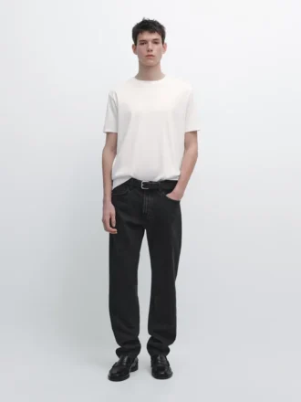 T-shirt i 100 % merceriserad bomull