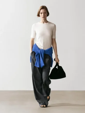 T-shirt i bomullsblandning