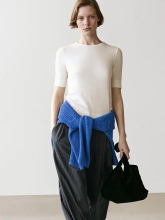 T-shirt i bomullsblandning