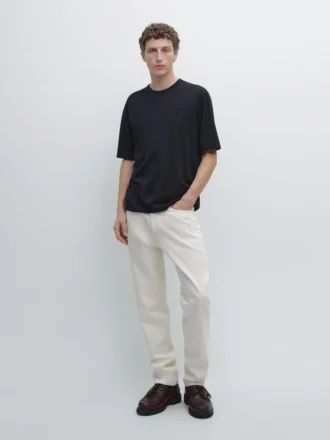 T-shirt i ullblandning